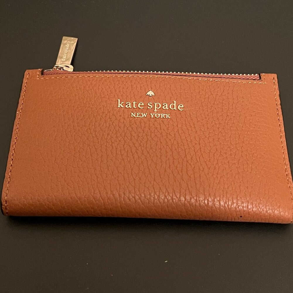 KATE SPADE Staci Bifold Wallet (tan brown)